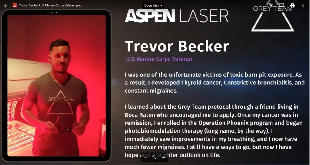 Testimonials_Theralight_Trevor Becker